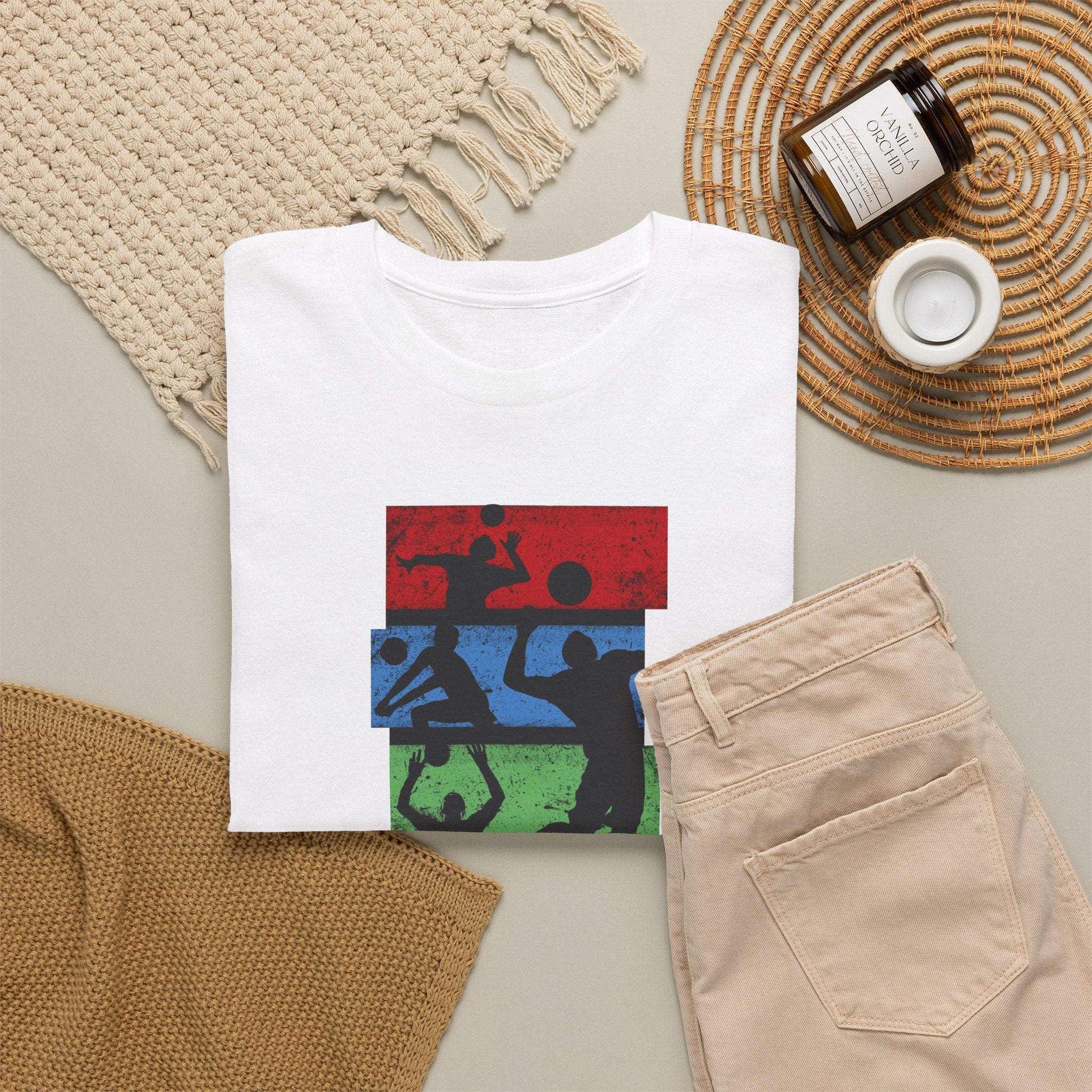 Silhouette Sports Collage T-shirt | Football Soccer
