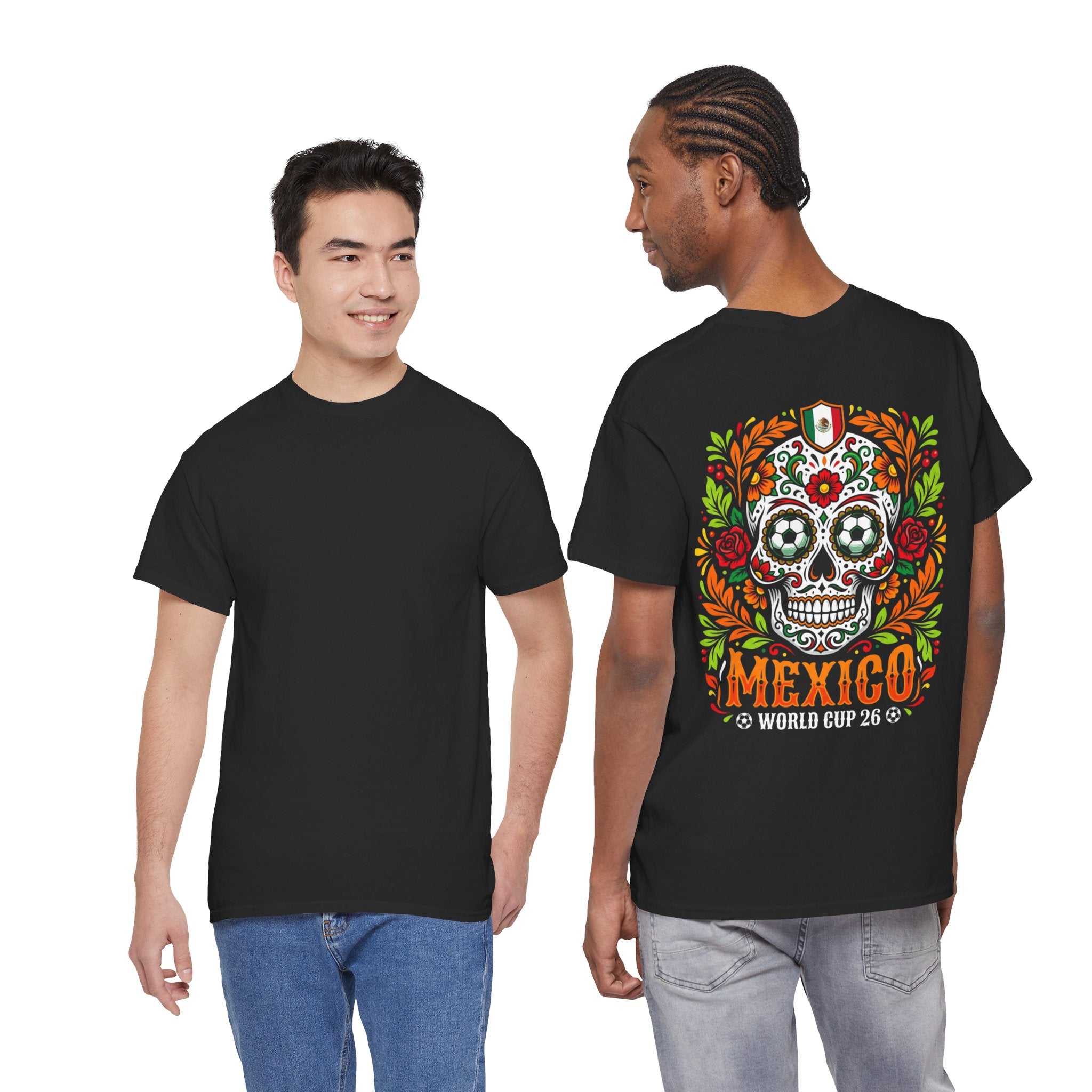 Sugar Skull Mexico World Cup Tee | Day of the Dead Football Shirt