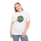 Neon Monster Face Hustle Tee | Graphic T-Shirt, Streetwear Drip