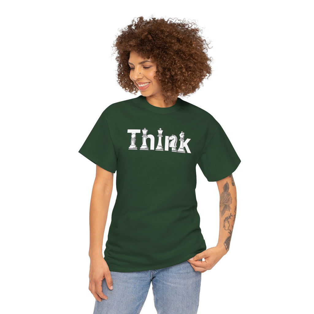 Think Chess T-Shirt | Strategic Mind Chess Typography Graphic Tee