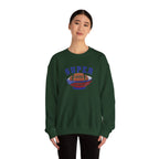Super Football with American Flag Sweatshirt | Patriotic Sports Crewneck