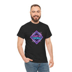 Lost in the Beat Tee | Retro Neon Diamond Music Graphic