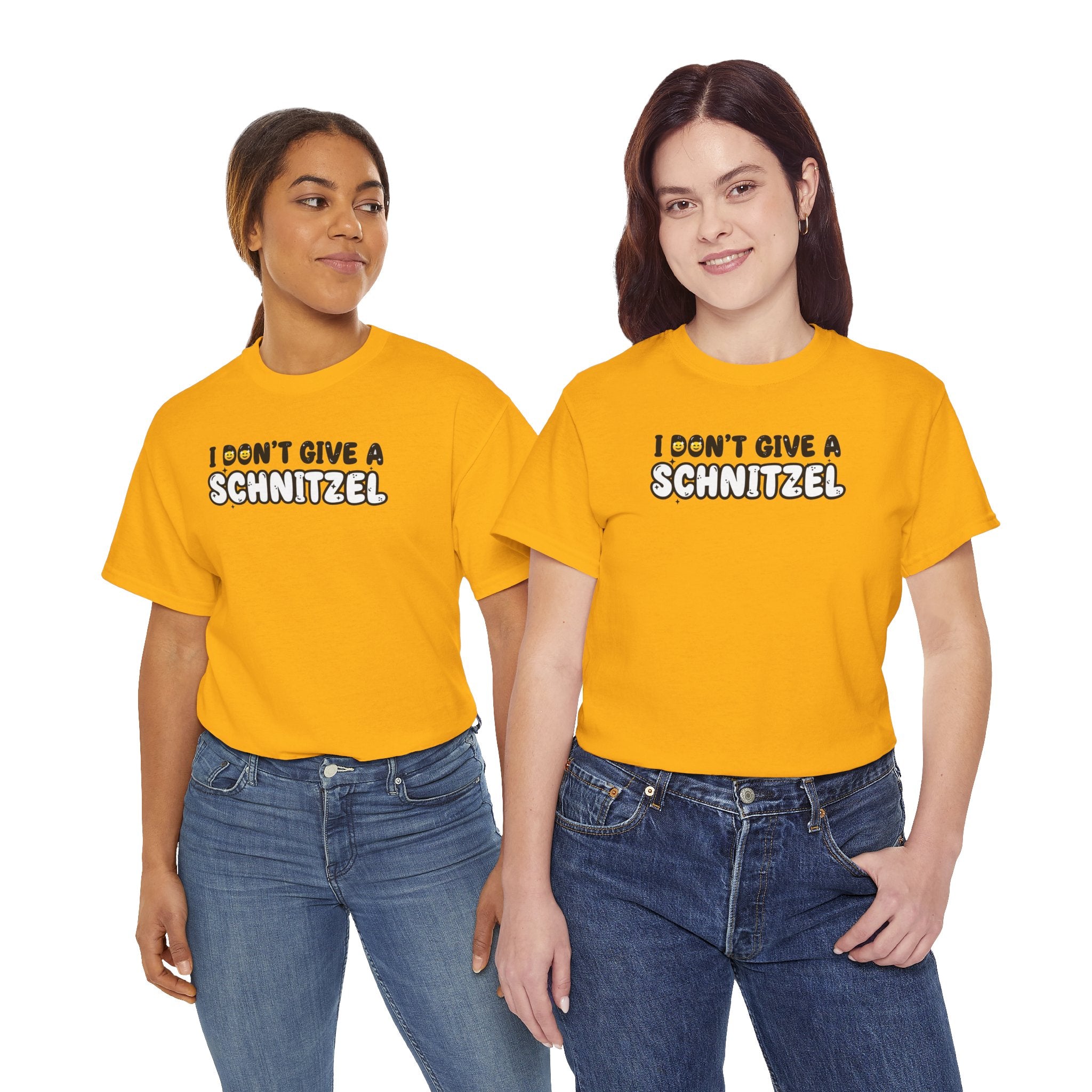 I Don't Give a Schnitzel T-Shirt | Funny Food Phrase Tee