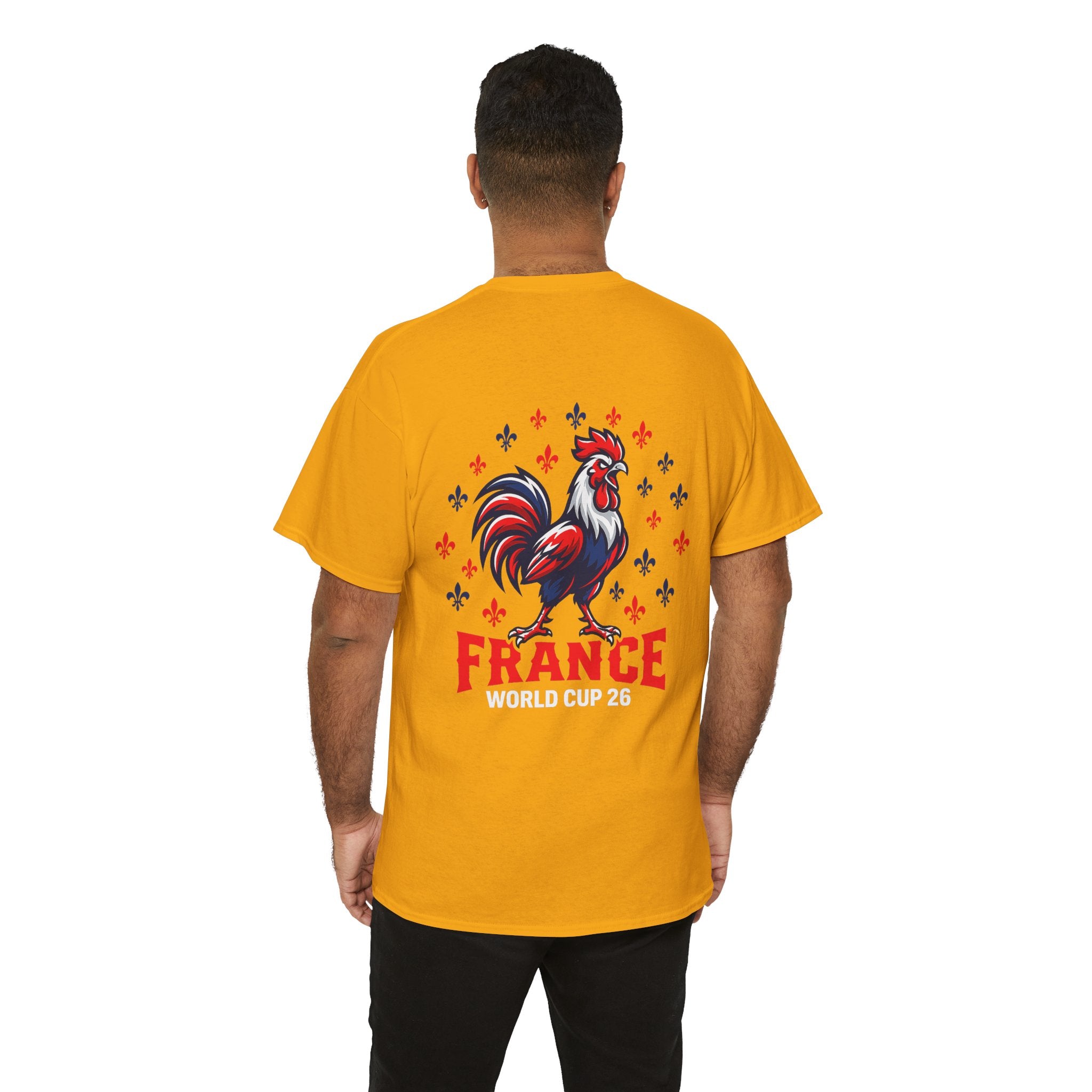 France Rooster World Cup 26 T-Shirt | French Soccer Fan Tee