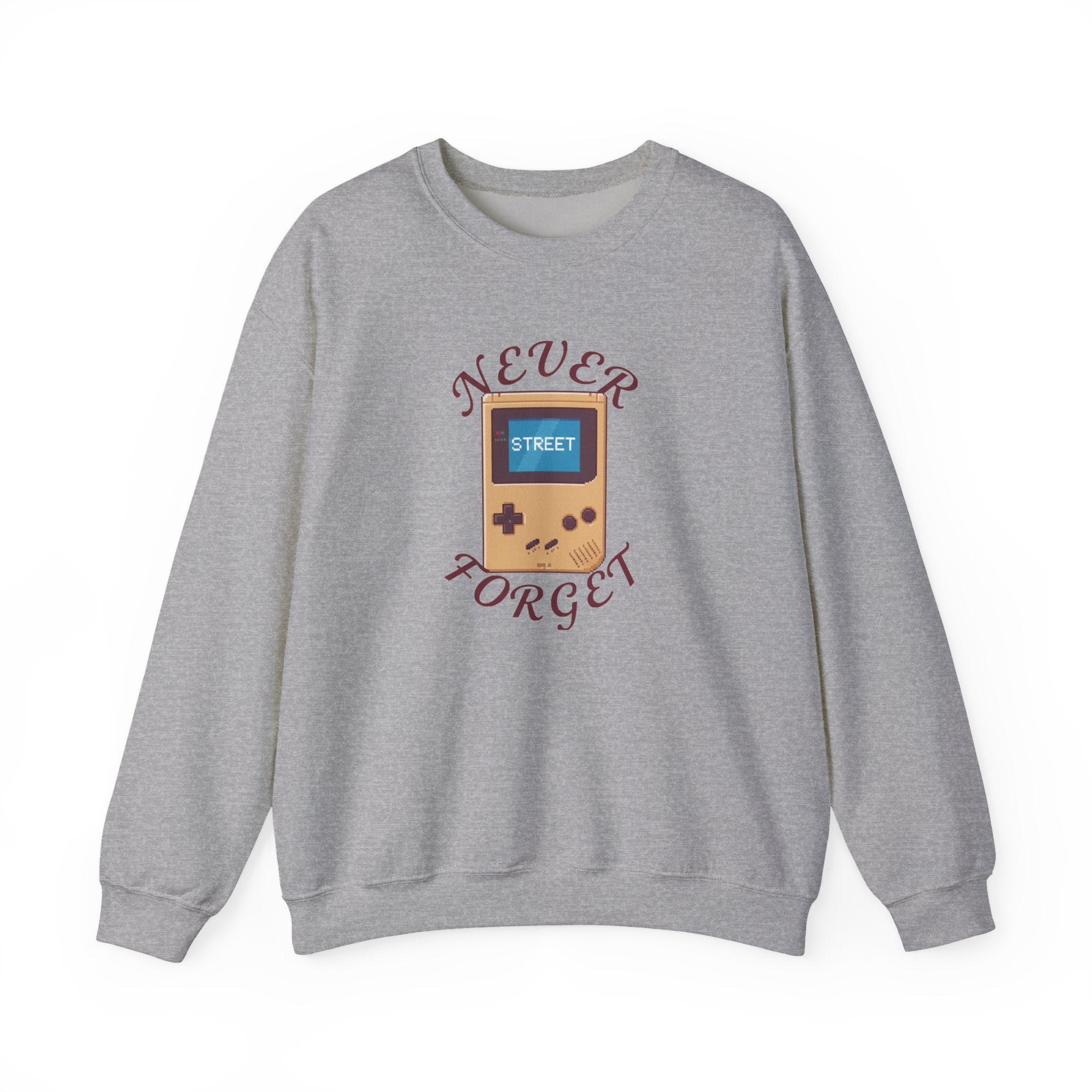 Never Forget Game Sweatshirt | Retro Handheld Gaming