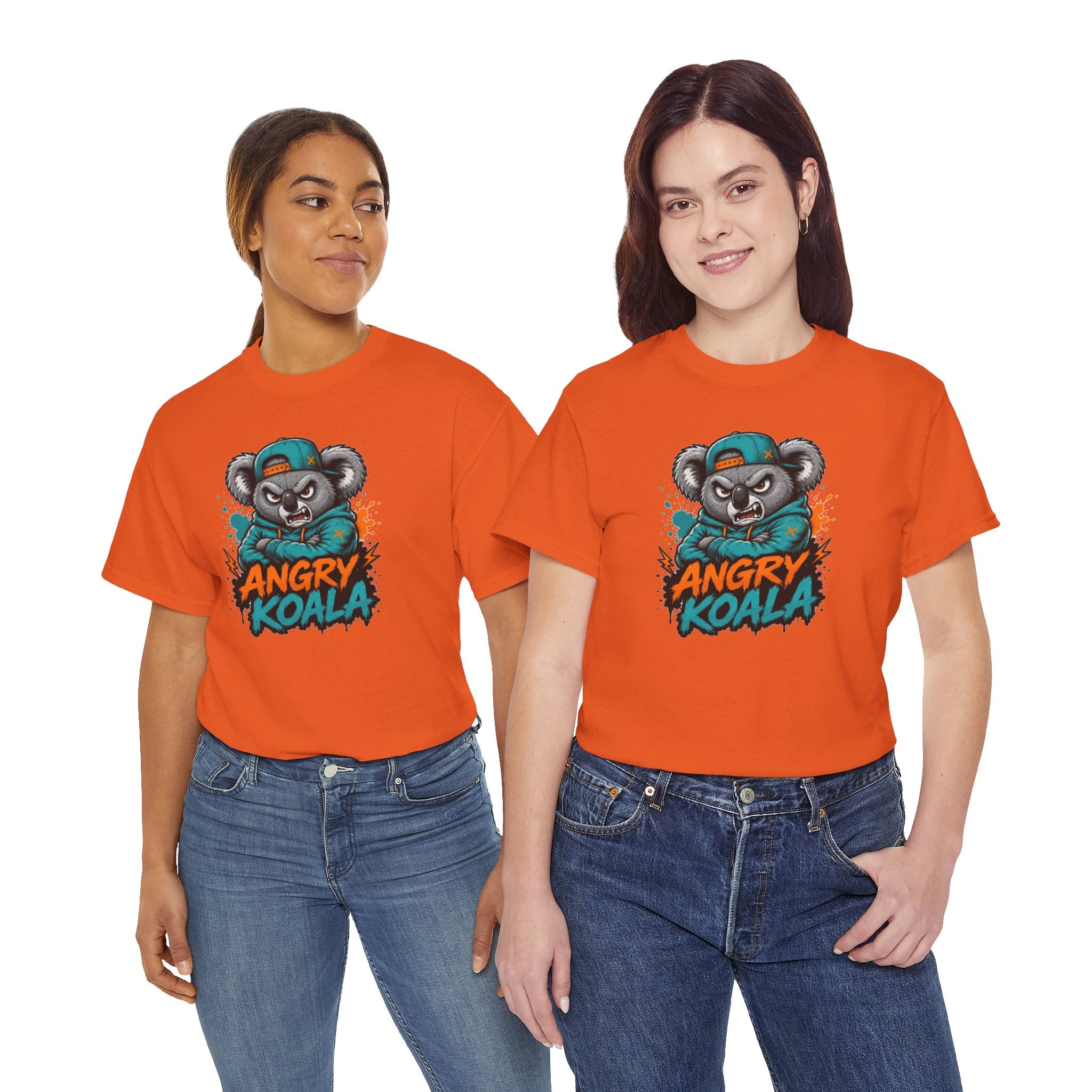 Angry Koala graphic tee | Koala mascot illustration shirt