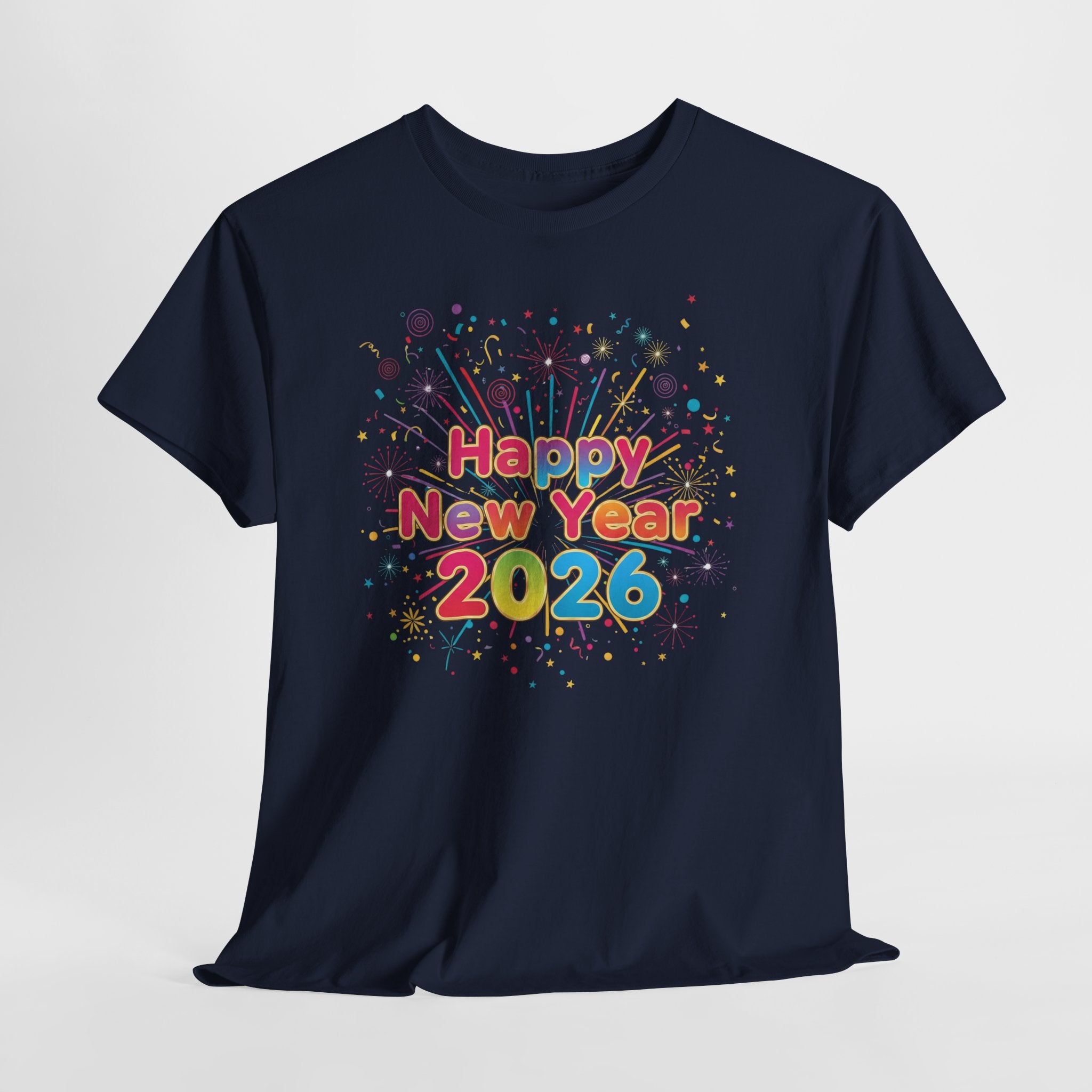 Happy New Year 2026 Unisex Heavy Cotton Tee