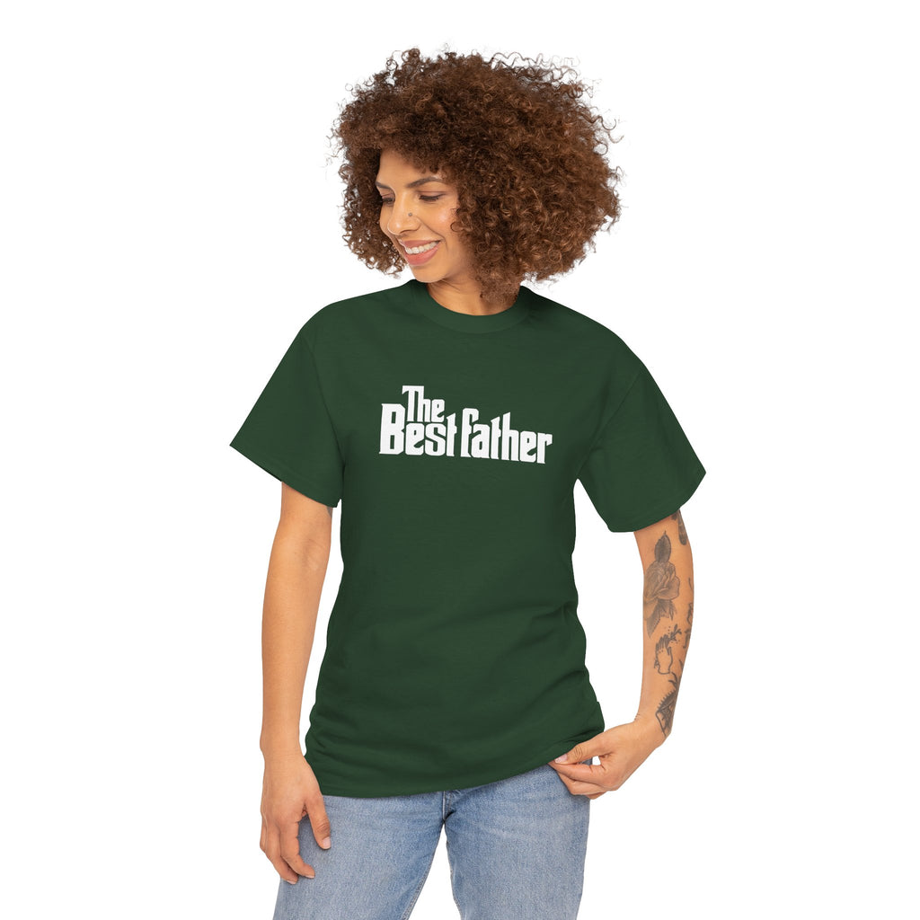 The Best Father Tee | Vintage mobster logo, Dad shirt, Fatherhood slogan