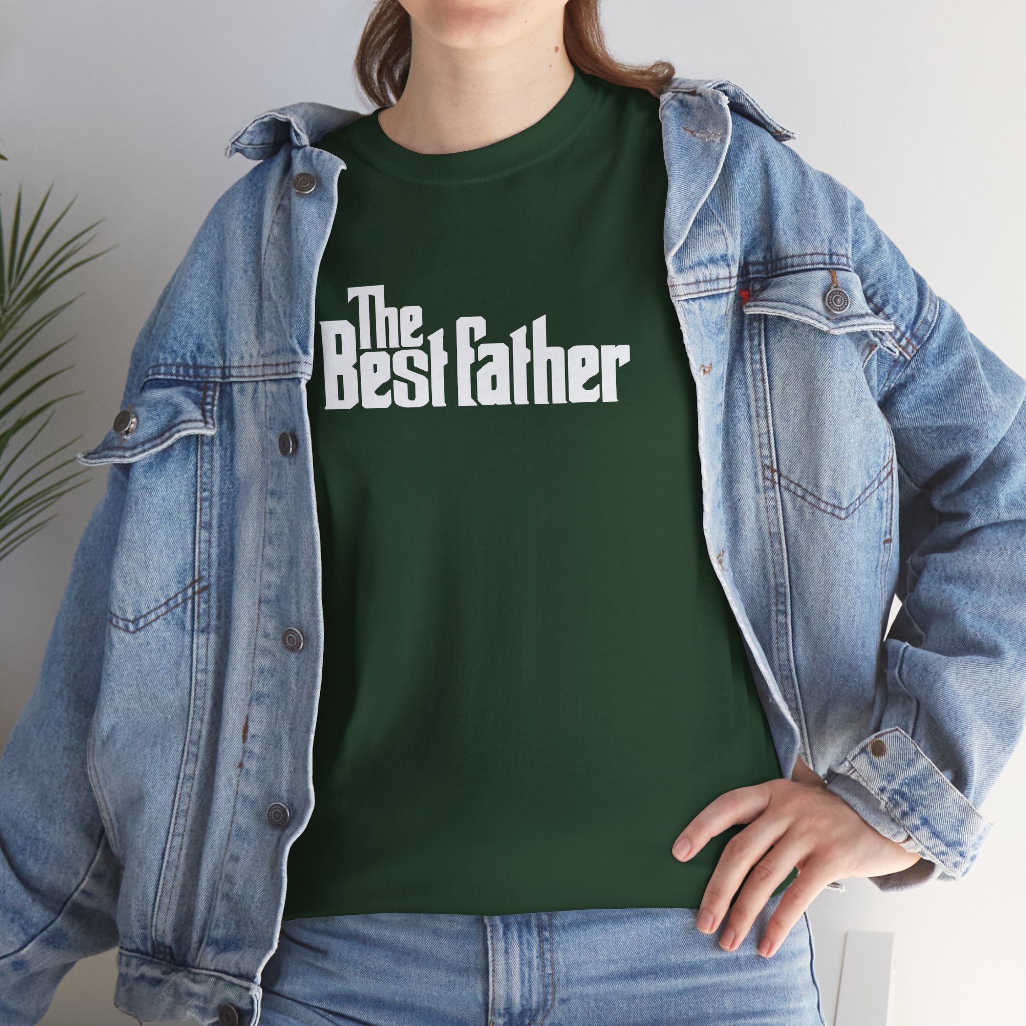 The Best Father Tee | Vintage mobster logo, Dad shirt, Fatherhood slogan