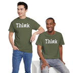Think Chess T-Shirt | Strategic Mind Chess Typography Graphic Tee