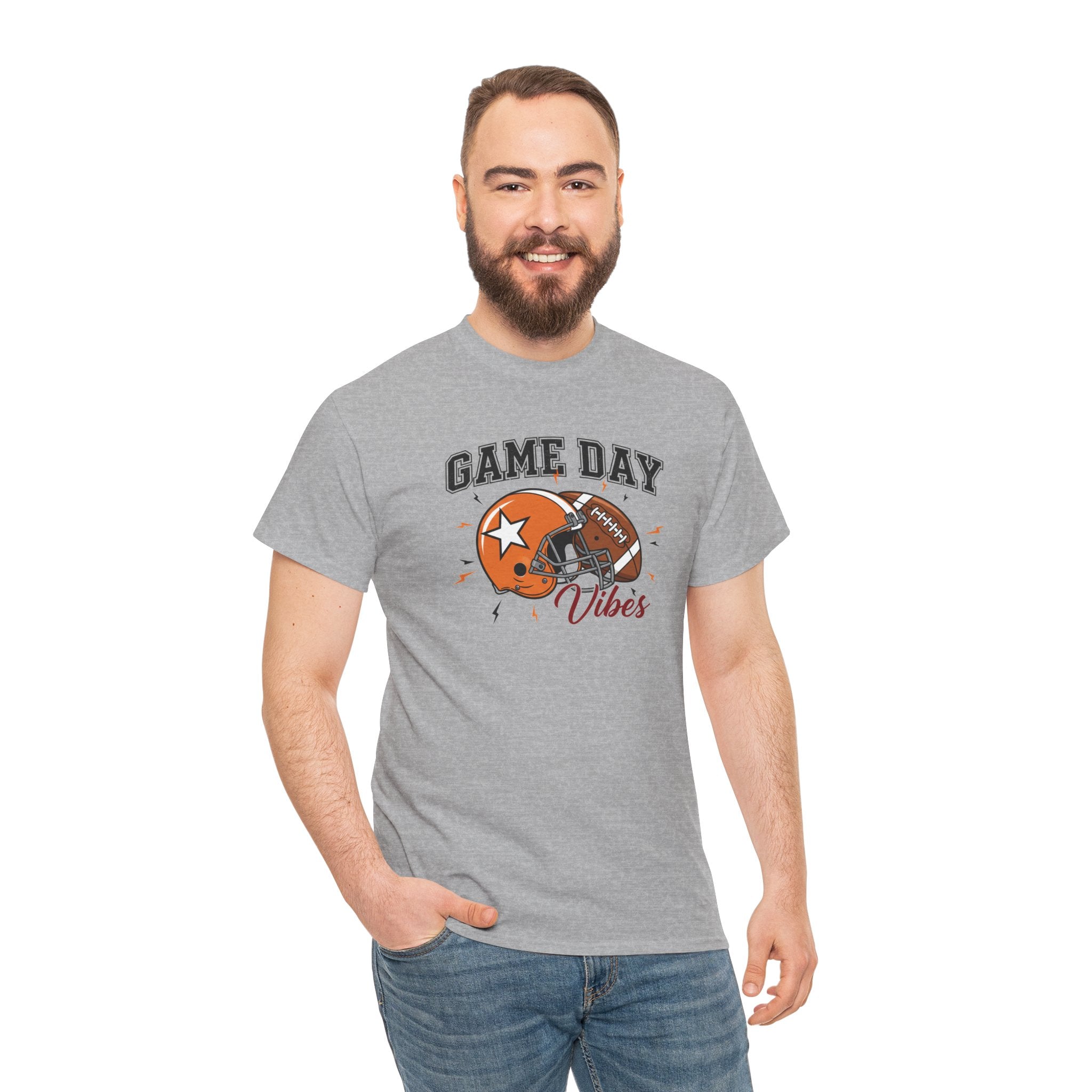 Game Day Vibes Football T-Shirt | Sporty Graphic Tee