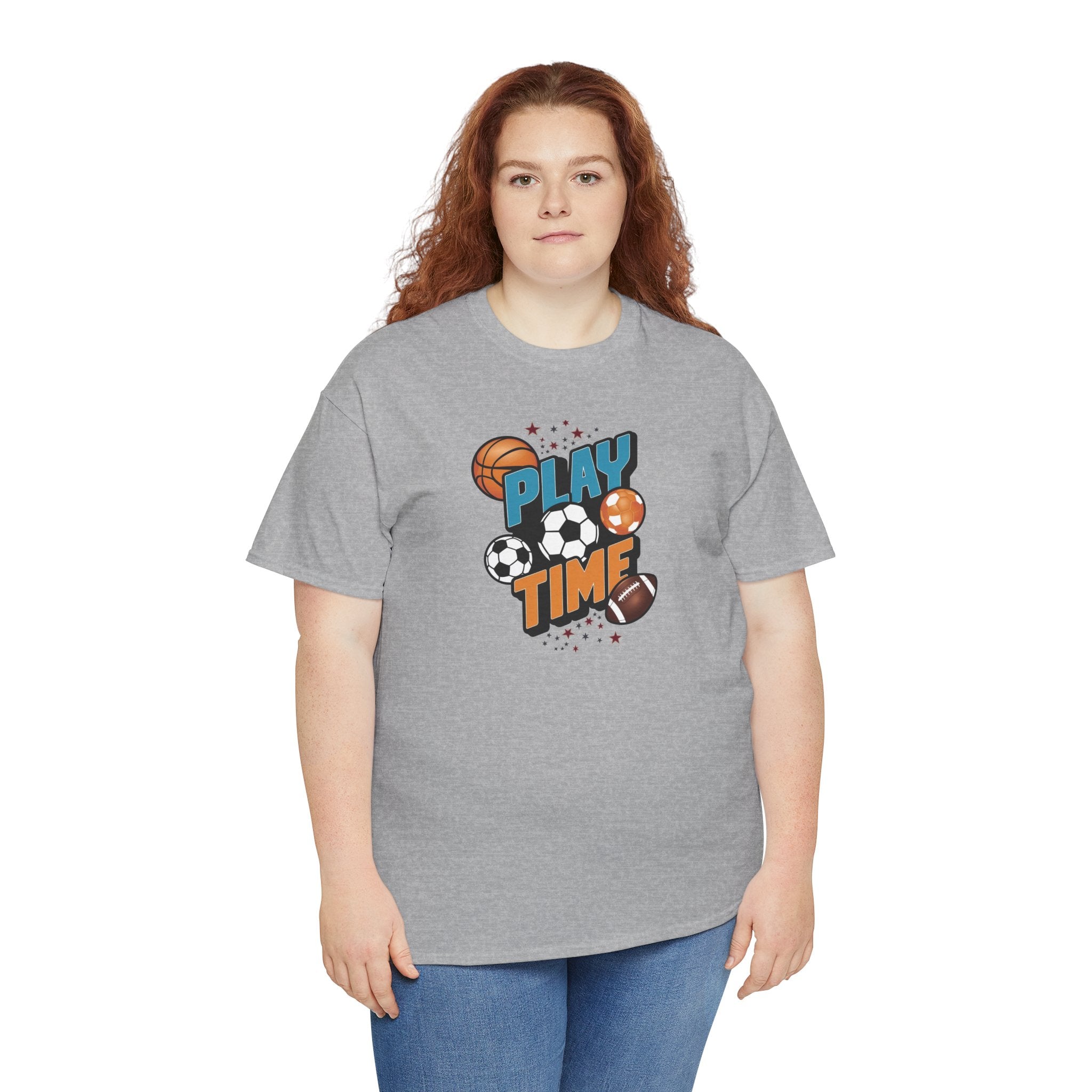 Play Time Sports graphic tee | Kids sports balls design