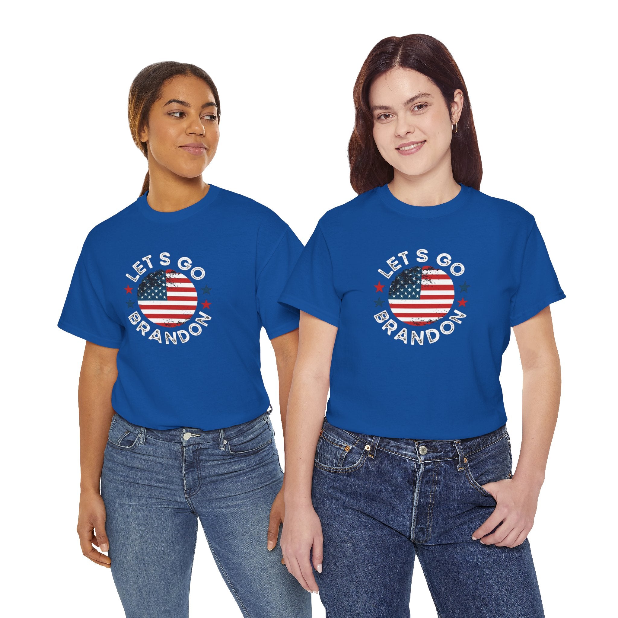 Memorial Day Let's Go Brandon USA Flag Patriotic T-Shirt