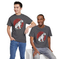 White Tiger with Rising Sun Tee | Japanese Tiger Graphic T-Shirt
