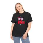 Done or None Flame Graphic Tee | Bold Typography Fire Design