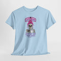 Expensive Skull with Pink Beanie T-Shirt | 'Difficult and Talks Back' Graphic Tee