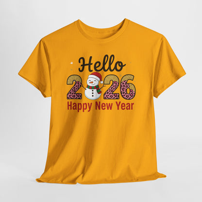 Hello 2026 Happy New Year  Unisex Tee