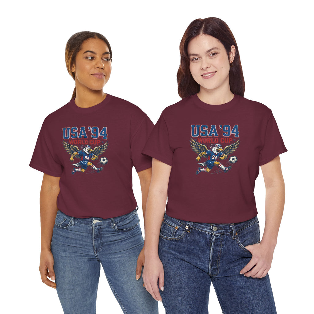 USA '94 Eagle Soccer Player T-Shirt | World Cup Retro Football Tee