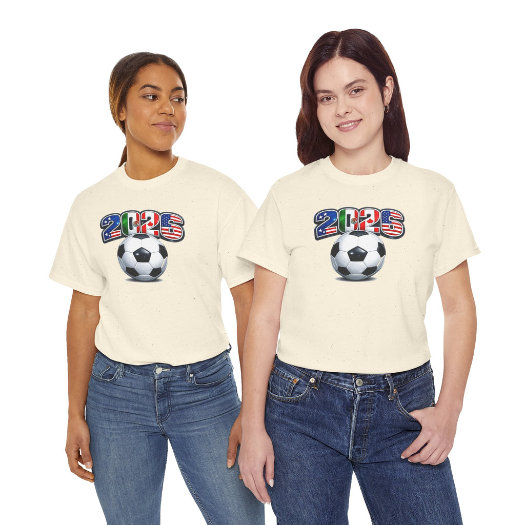 2026 Soccer Ball T-Shirt | World Cup Football Graphic Tee