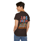 Los Angeles Skyline World Cup 2026 Tee | Soccer Ball City Design