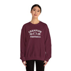 Football Champion Sweatshirt | Trophy Laurel Crewneck
