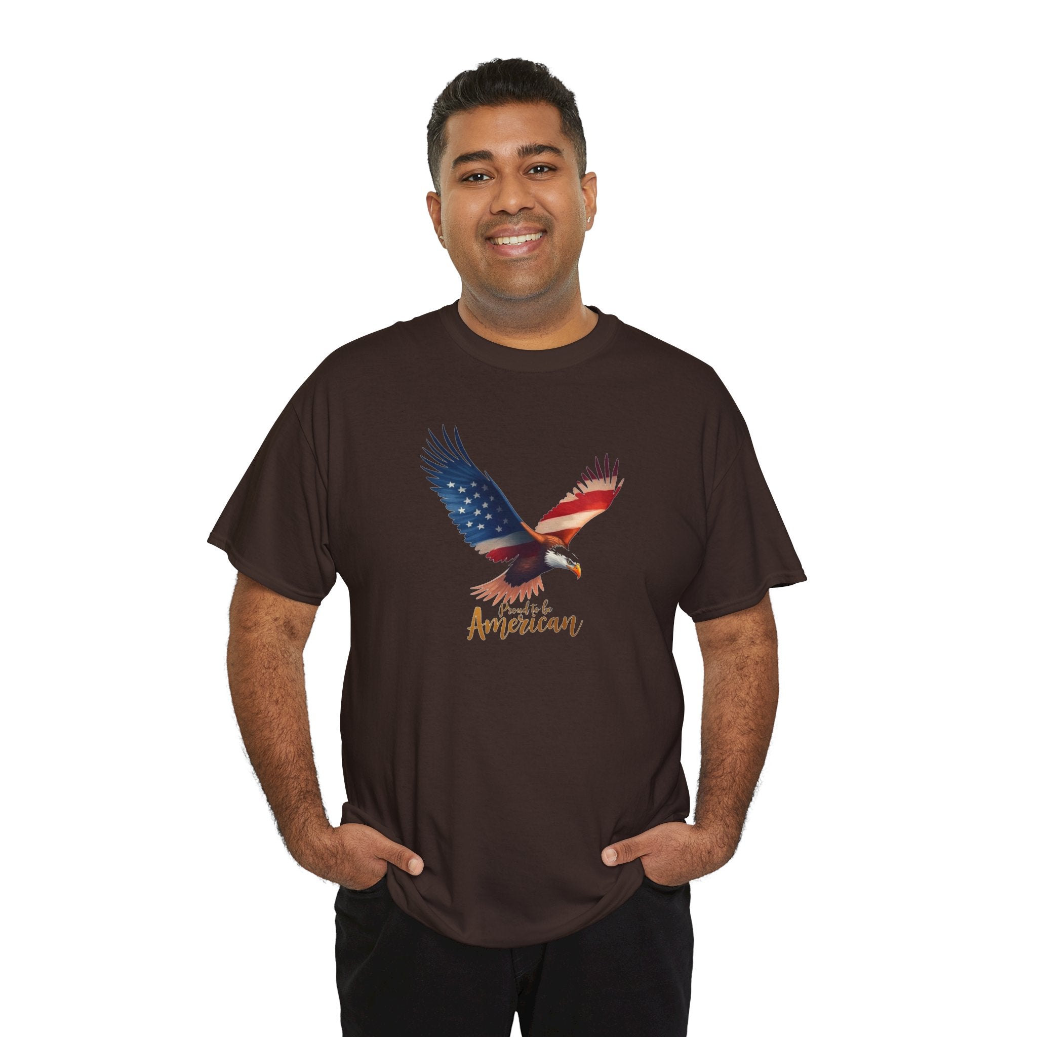 American Flag Bald Eagle T-Shirt | Patriotic USA Graphic Tee Memorial Day