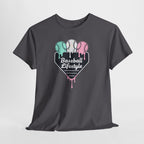 Baseball Lifestyle Tee | Dripping Home Plate with Pastel Baseballs