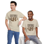 Football Life Game Day Tee | Casual Football Graphic Shirt