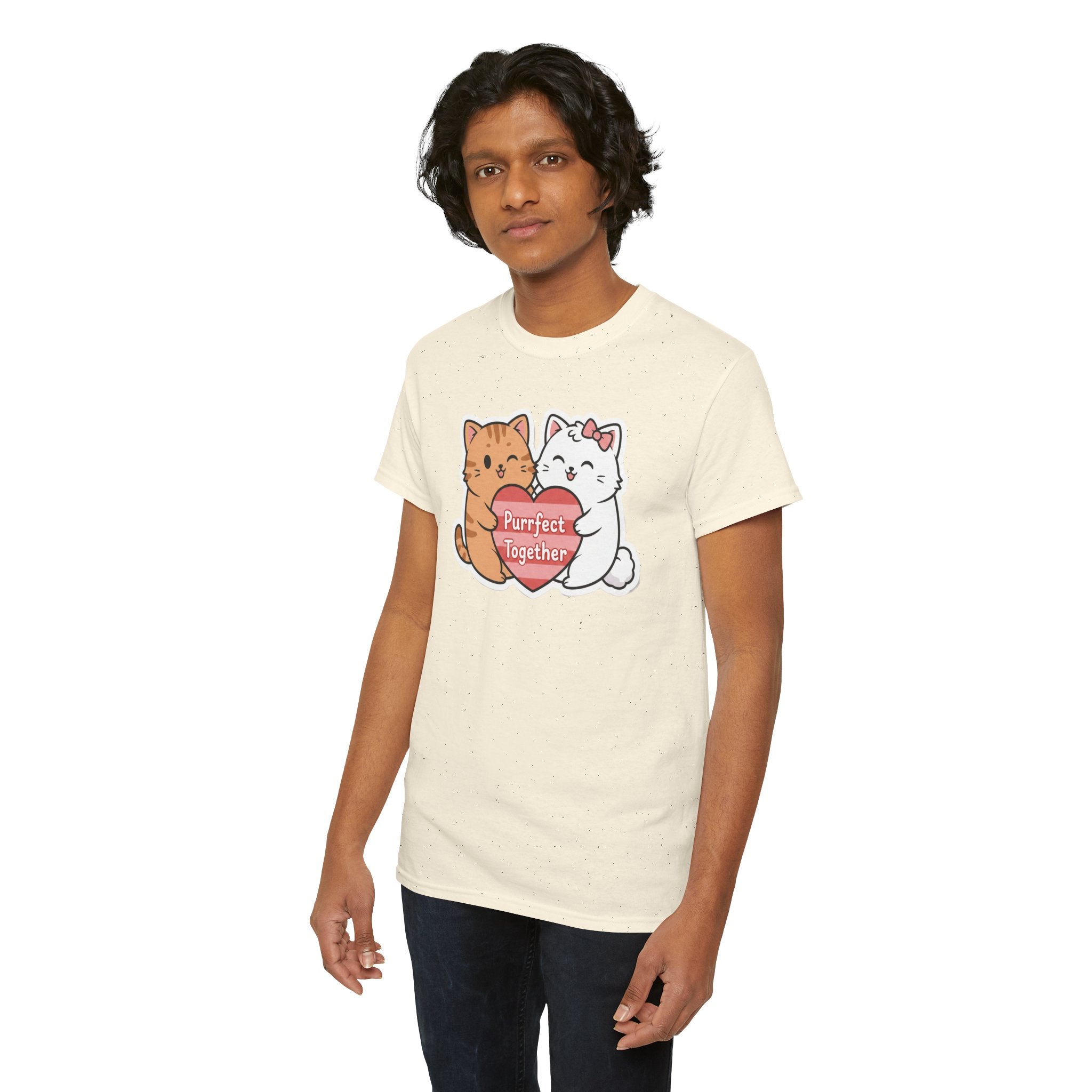 Love & Kittens: Purrfect Together Valentine's Day T-shirt
