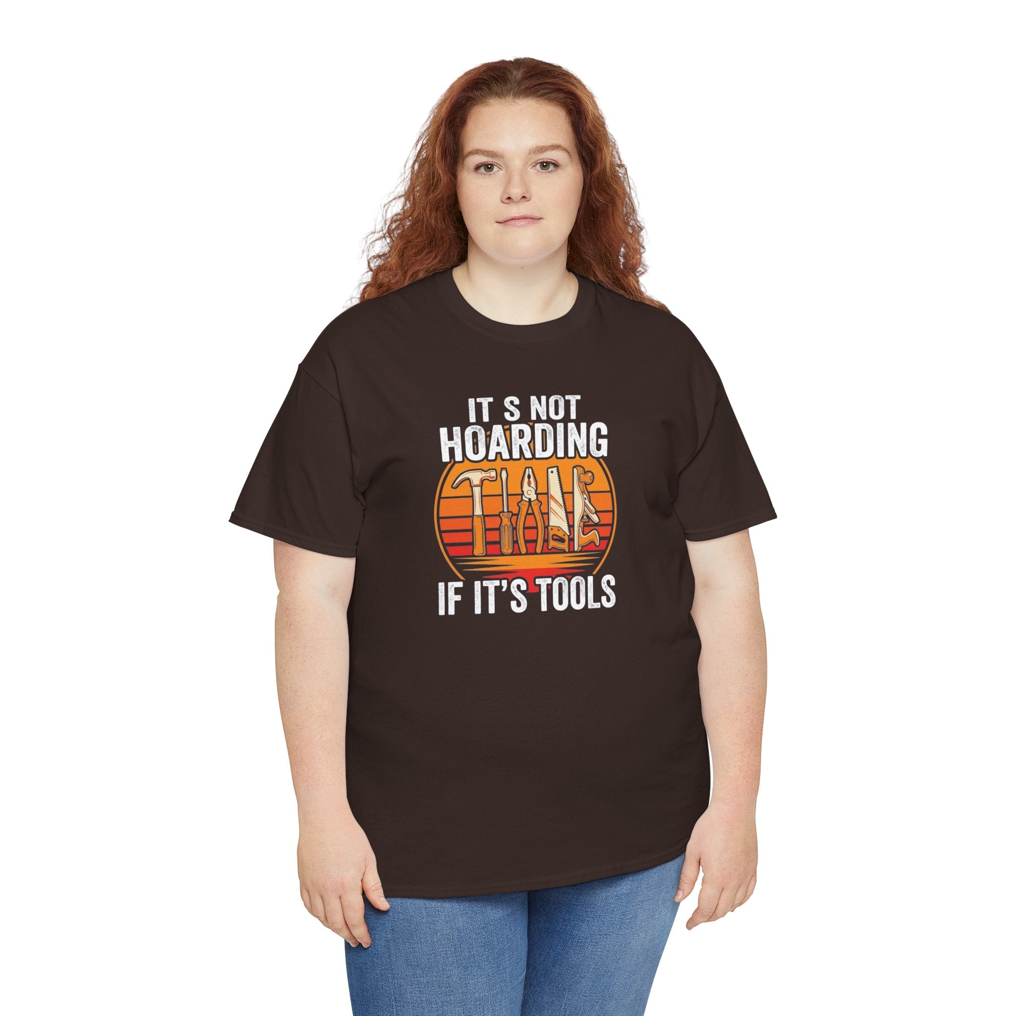 It's Not Hoarding If It's Tools T-Shirt | Vintage Tool Graphic Tee