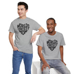Worlds Best Mom heart graphic T-Shirt | Mother's Day typography tee