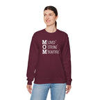 MOM Loved Strong Beautiful sweatshirt | Mom crewneck