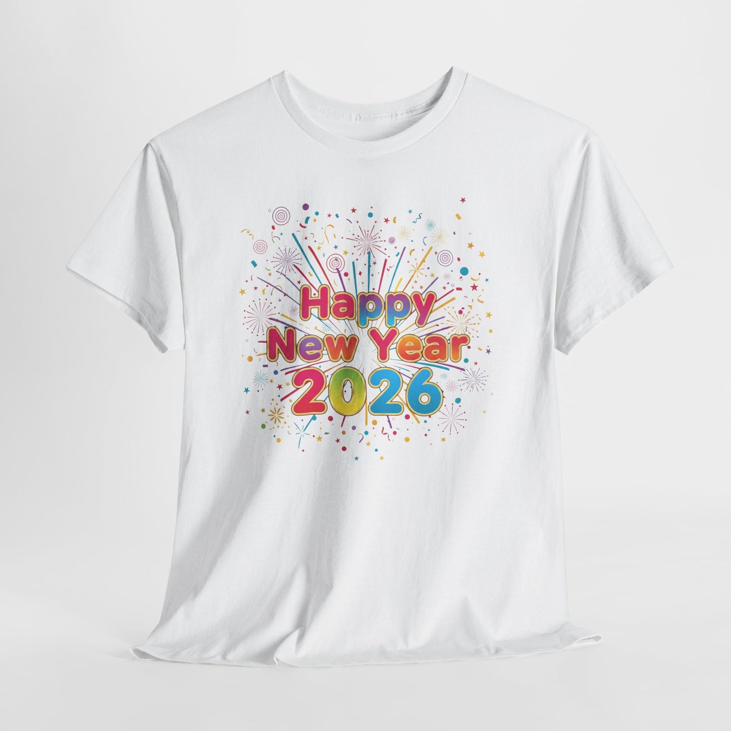 Happy New Year 2026 Unisex Heavy Cotton Tee