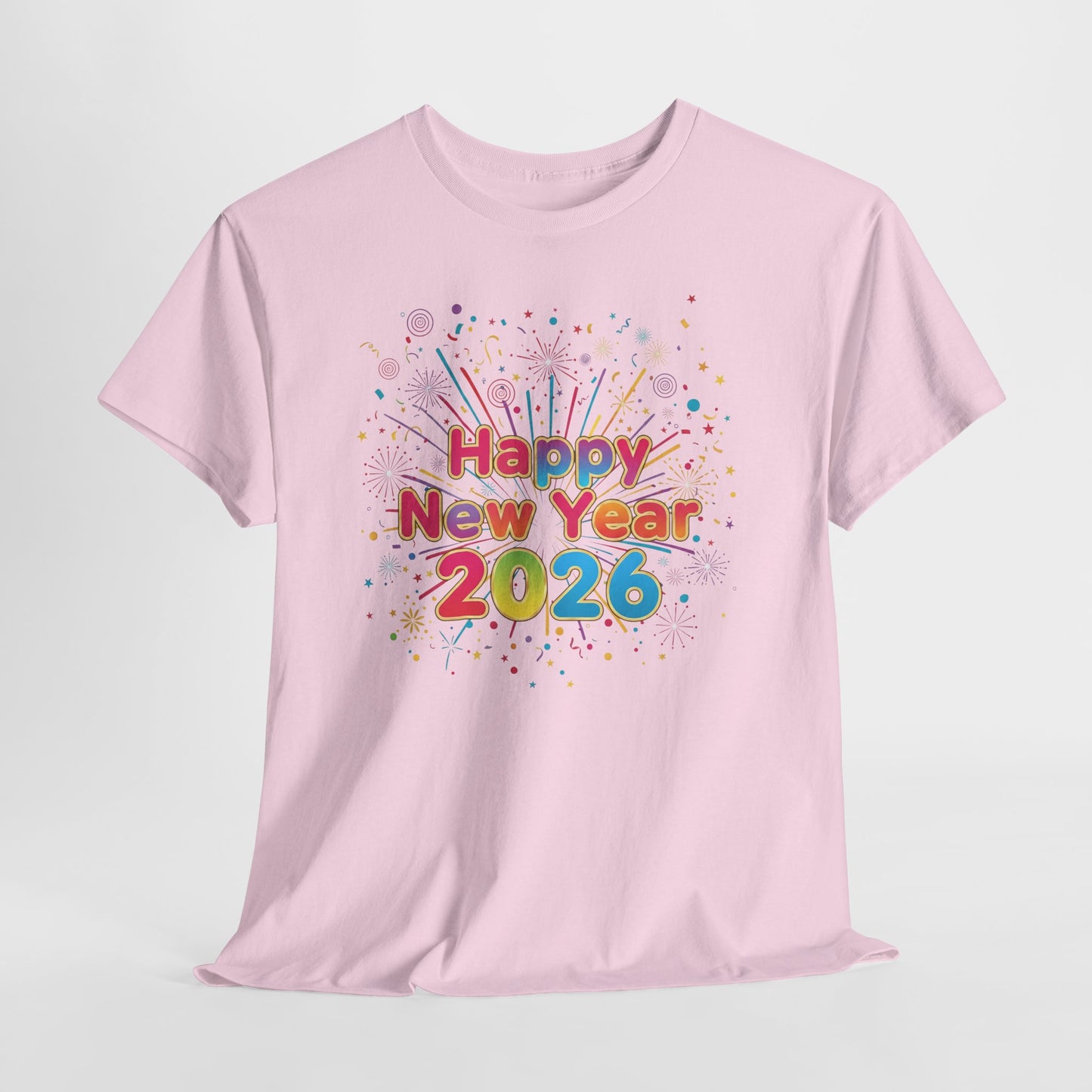 Happy New Year 2026 Unisex Heavy Cotton Tee