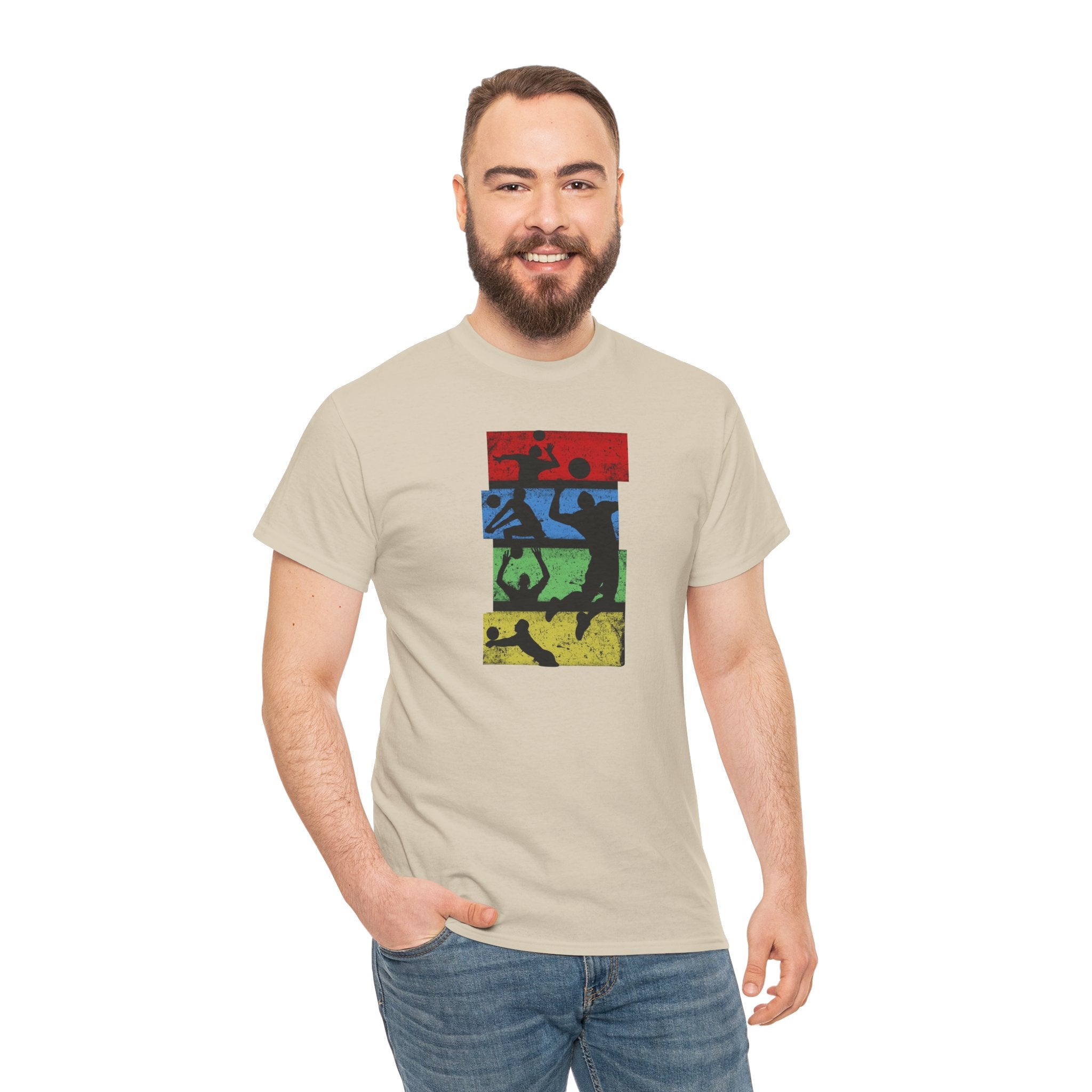 Silhouette Sports Collage T-shirt | Football Soccer