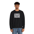 MESSAGE Sweatshirt - Minimalist Typography Pullover, Aesthetic Streetwear Crewneck