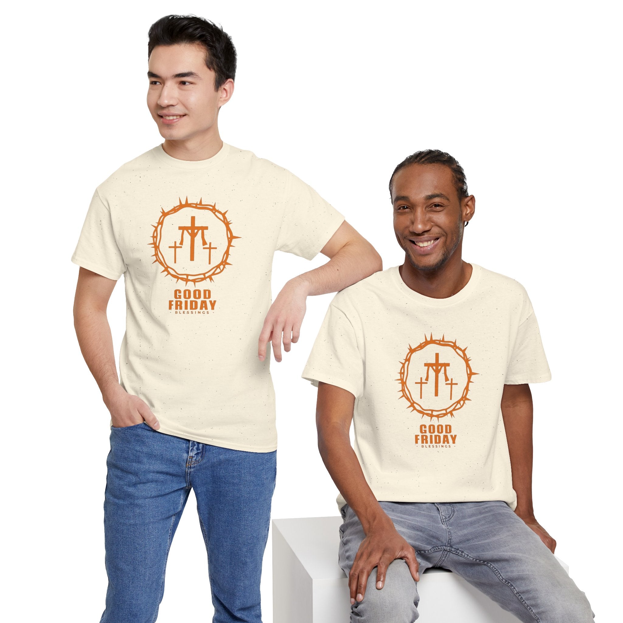 Good Friday Crosses T-Shirt | Crown of Thorns Christian Tee
