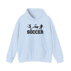 Soccer Silhouette Players Hoodie | Soccer Hooded Sweatshirt