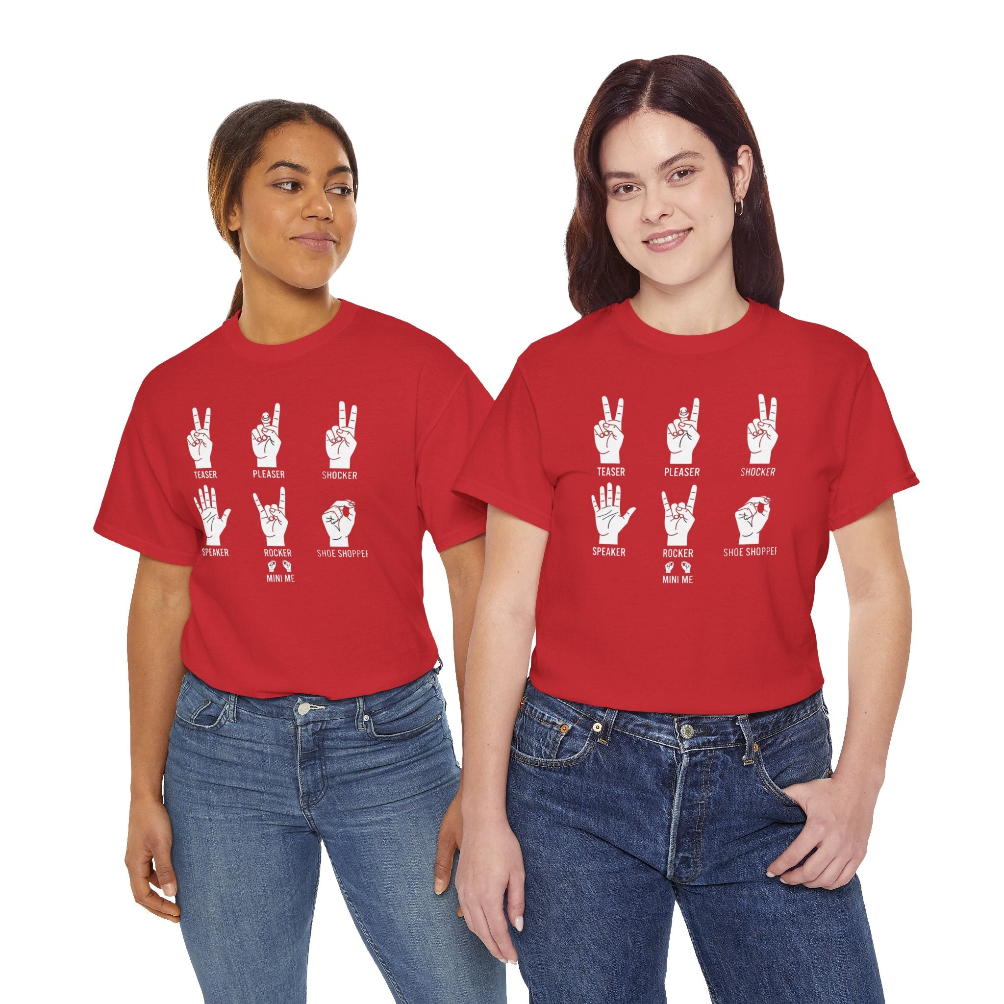Hand Gesture Illustration T-Shirt | Sign Language Inspired Graphic Tee