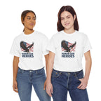 Honor Our Heroes Eagle T-Shirt | American Flag Patriotic Tee