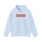 GOOD Retro Logo Hoodie | Positive Message, 70s Style Graphic