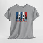 Labor Day American Workers T-Shirt | Patriotic Red White Blue