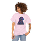 Neon Cyberpunk VR Girl T-Shirt | Futuristic Gamer Art, Vaporwave Aesthetic
