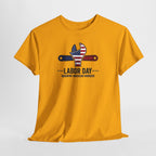 American Flag Wrench Labor Day Tee | Honoring American Workers