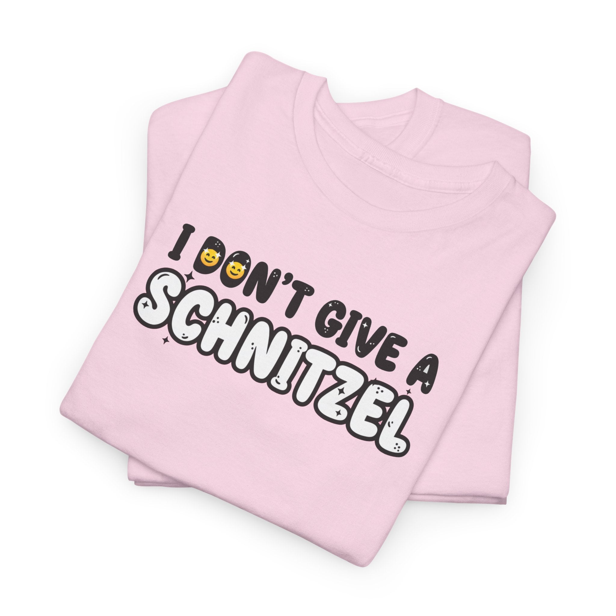 I Don't Give a Schnitzel T-Shirt | Funny Food Phrase Tee