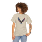 American Flag Eagle T-Shirt | Patriotic Flying Bald Eagle Tee