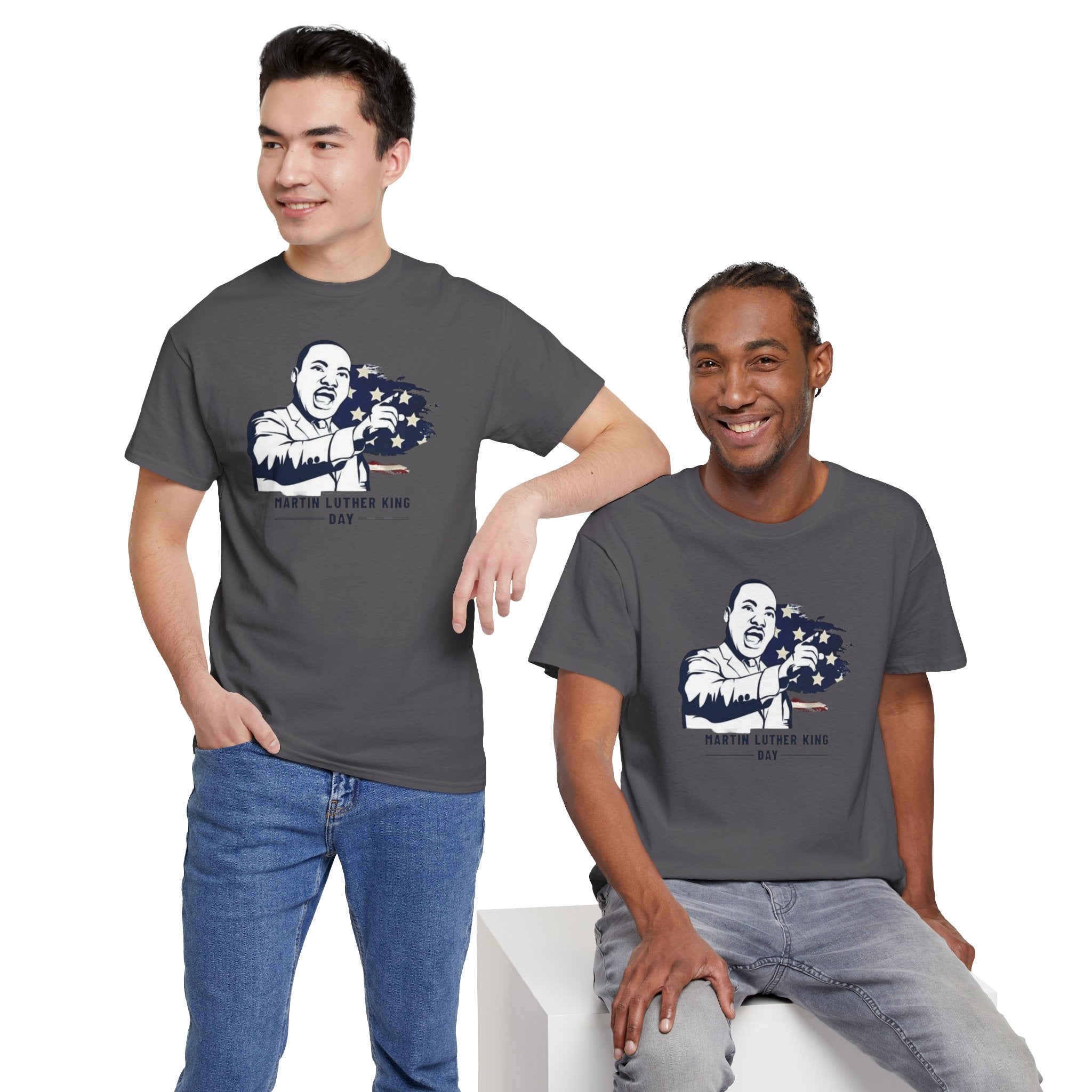 Martin Luther King Illustration T-Shirt | MLK Day Tribute Tee