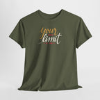 Your Only Limit Tee | Motivational Typography Shirt, Inspirational Quote