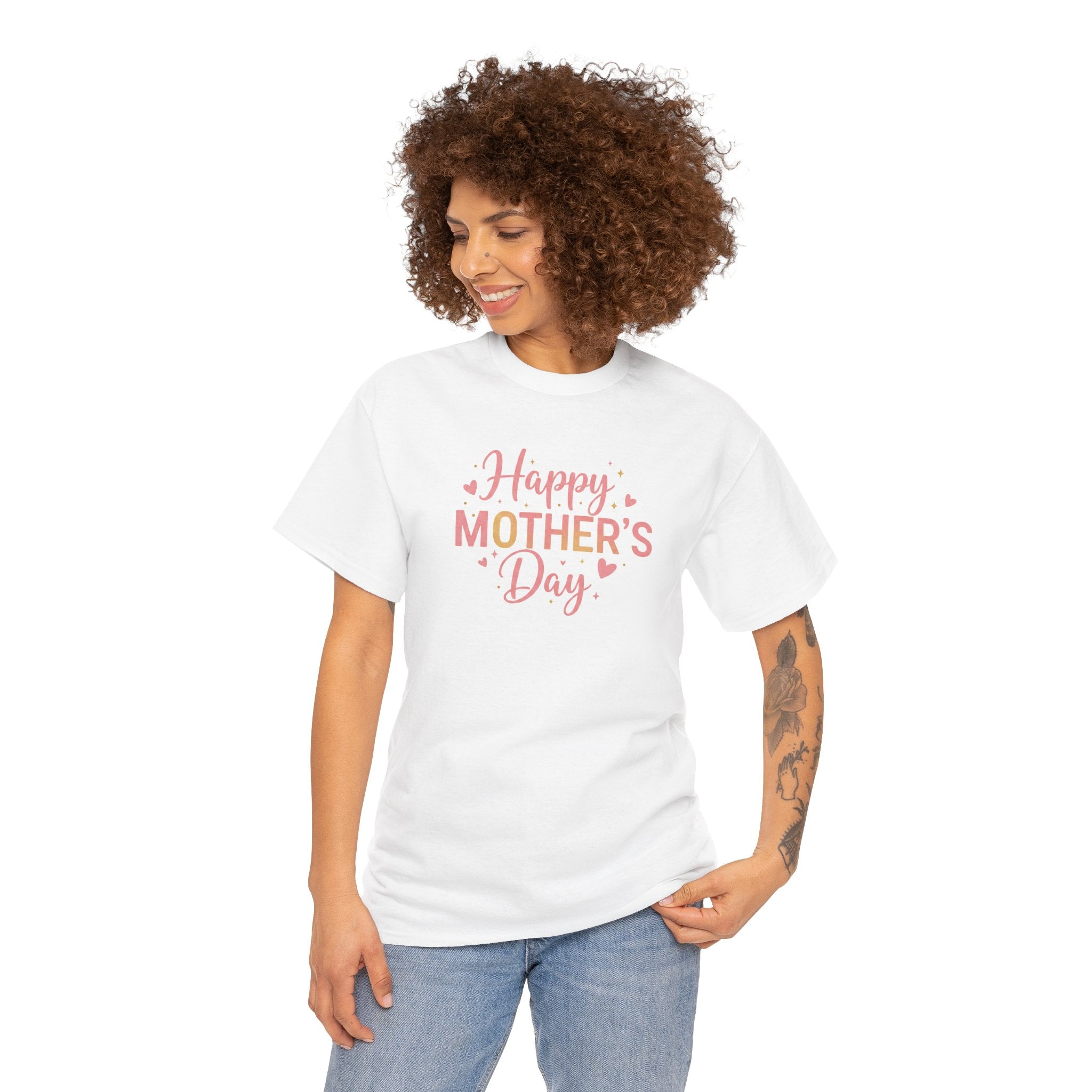 Happy Mother's Day script tee | Mother's Day shirt, pink script design