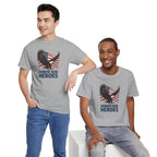 Honor Our Heroes Eagle T-Shirt | American Flag Patriotic Tee